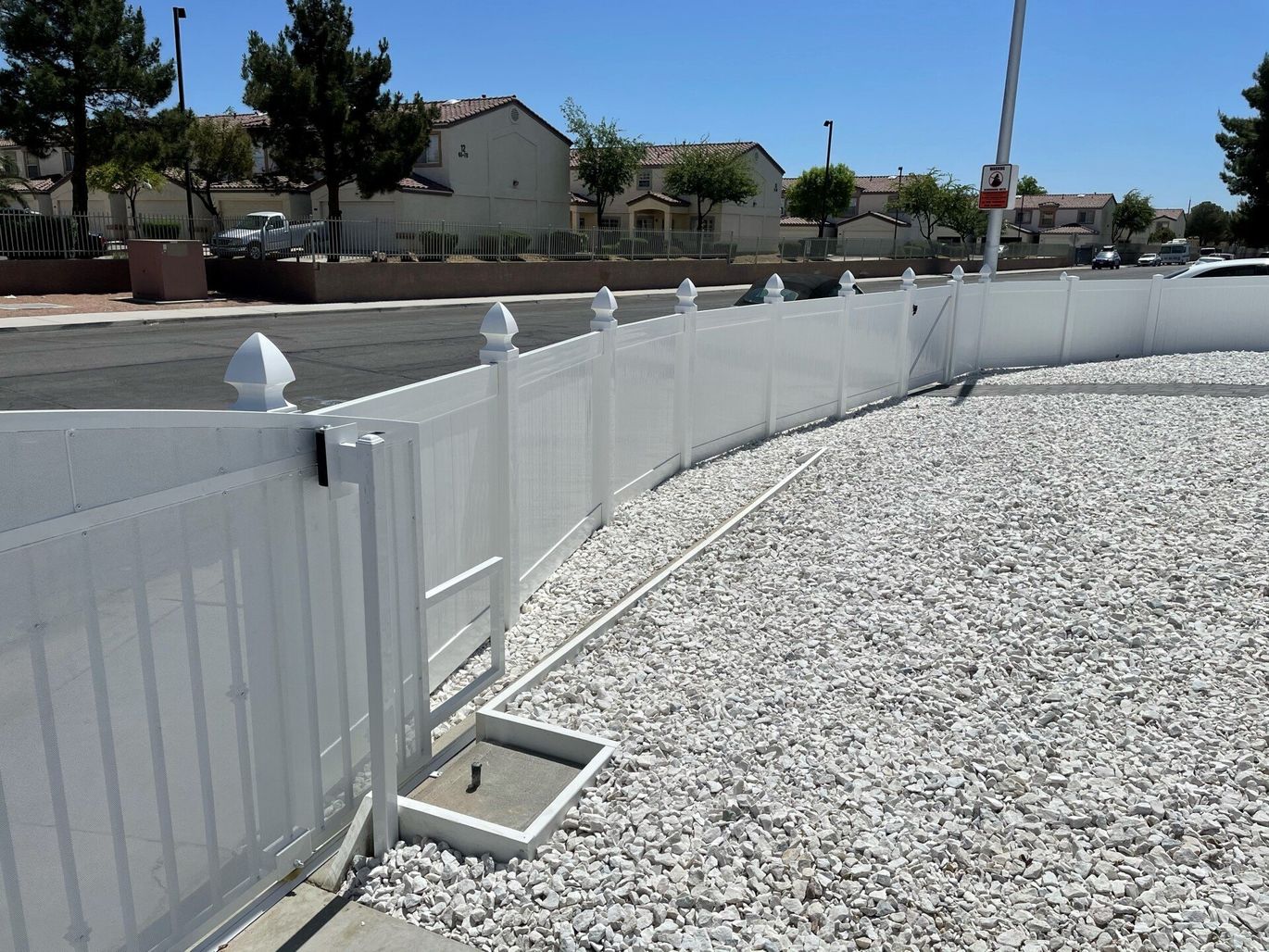 Fence installation project