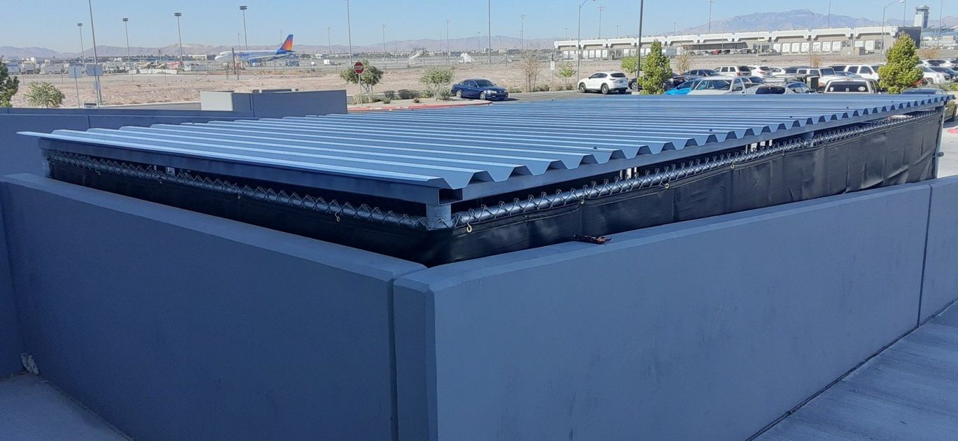 Commercial fence installation