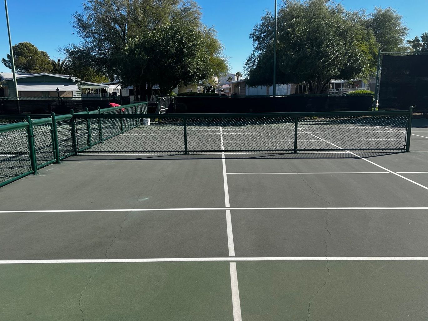 Recent fence installation 2025